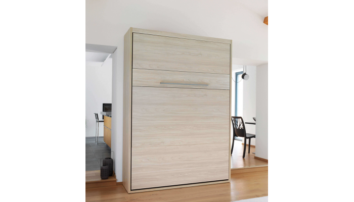 MAGIK - Armoire lit escamotable verticale 2 personnes 3 coloris