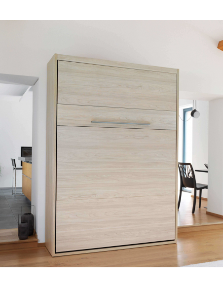 MAGIK - Armoire lit escamotable verticale 2 personnes 3 coloris