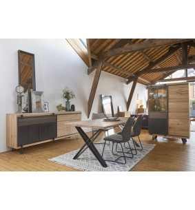 SCISSION - Vitrine 1 porte coulissante hors éclairage