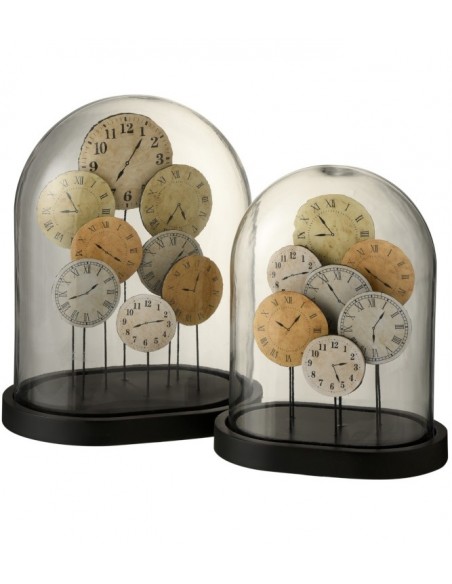 Cloche horloge grande hauteur 33 cm