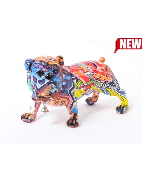 STREET-ART chien debout 18 cm
