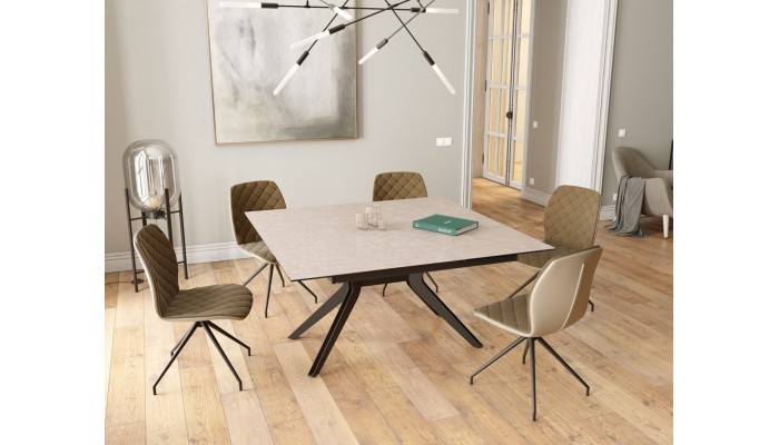 ATTRAIT - Table 2 allonges rétractables