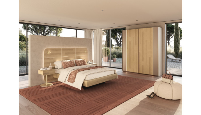 Lit 2 places Premium Majestic avec éclairage led