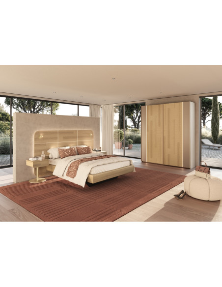 Lit 2 places Premium Majestic avec éclairage led