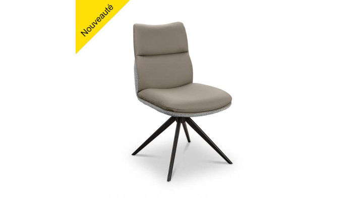 CHAISE E CUIR ET TISSU