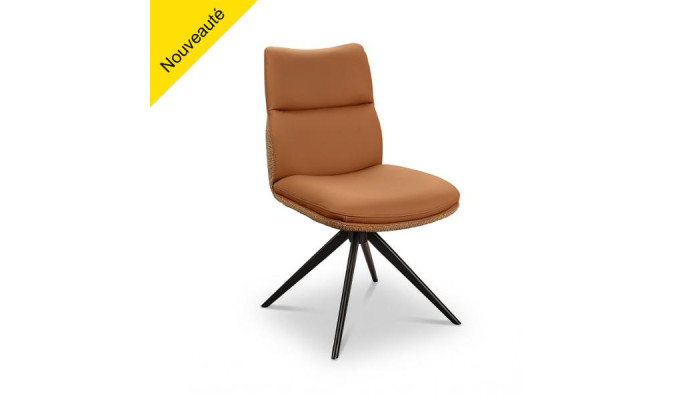CHAISE E CUIR ET TISSU