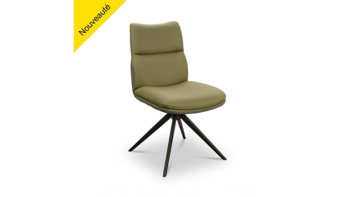 CHAISE E CUIR ET TISSU