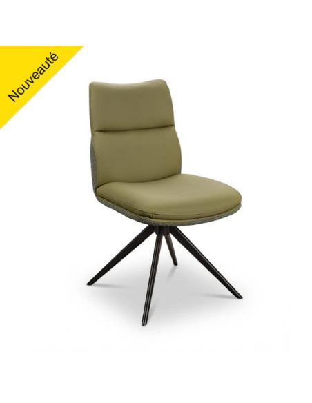 CHAISE E CUIR ET TISSU