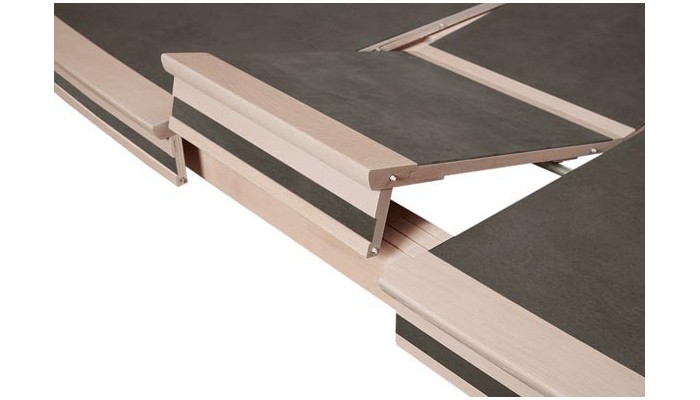 CADIX - Table tonneau extensible plateau...