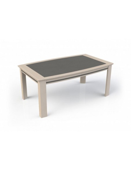 IZA - Table tonneau 3 allonges papillon de 45 cm 2 coloris